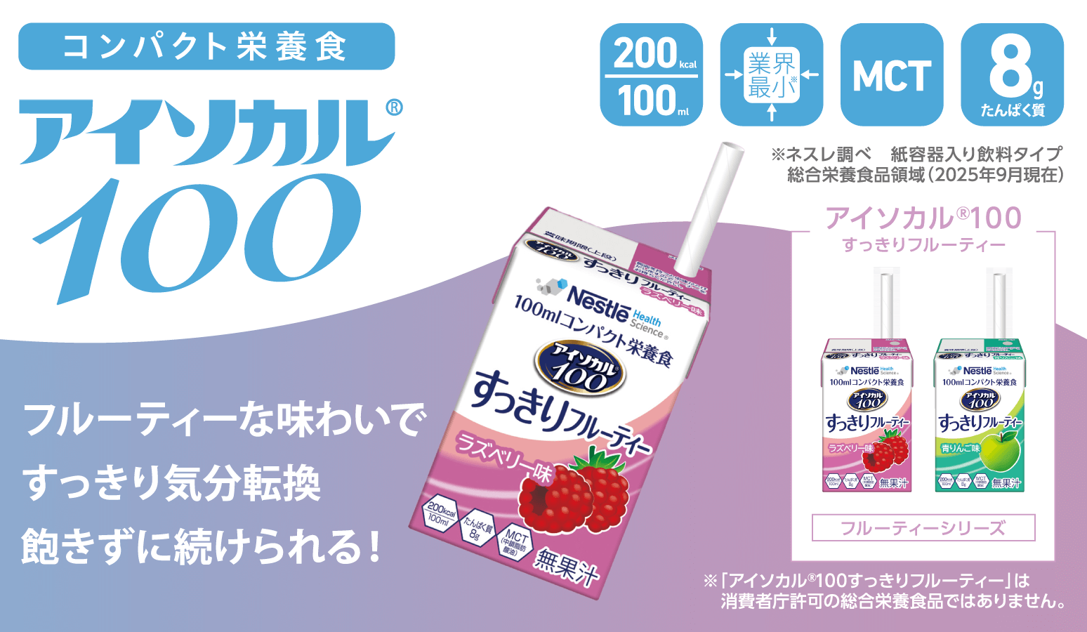 アイソカル® 100 すっきりフルーティー